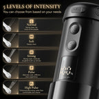 Handheld Electric Smart Bidet – Portable Travel Bidet with 5 Spray Modes, IP67 Waterproof & Swappable Nozzles for Baby, Postpartum & Daily Care